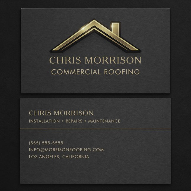Commercial Roofing Business Card (Creator Uploaded)