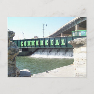 Commercial Slip Falls Postcard