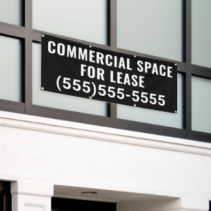 Commercial Space for Lease Banner