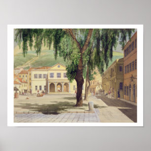 Commercial Square, the Commercial Library and the Poster