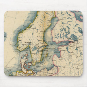 Commerciale Industrial Map of Europe Mouse Pad