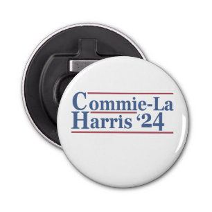 Commie-La Harris 2024 Funny Anti Kamala Harris Bottle Opener