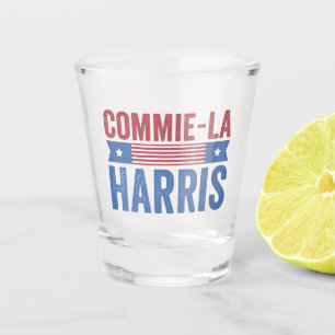 Commie-La Harris 2024 Funny Anti Kamala Harris Shot Glass