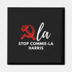 Commie-la Kamala Harris Tim Wheimer Coach 2024 La  Magnet