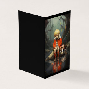 Commiserating Folded Card