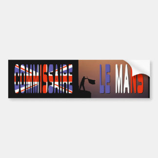 "Commissaire (UK)" by Flagman Bumper Sticker
