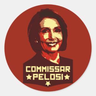 Commissar Pelosi Classic Round Sticker