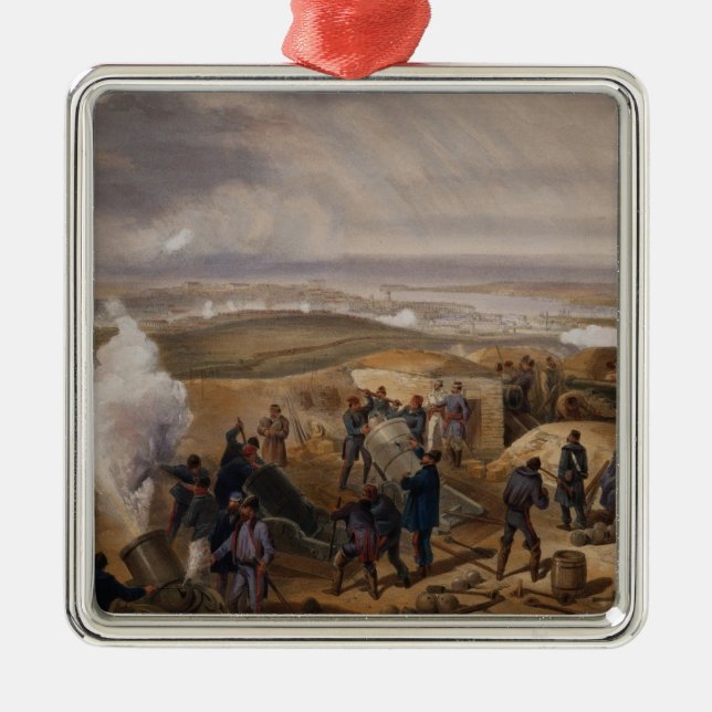 Commissariat Difficulties, plate from 'The Seat of Metal Tree Decoration (Front)