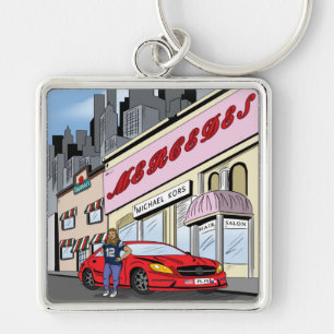 Commission  Comic Design Key Ring