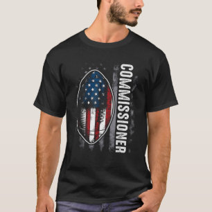 Commissioner Fantasy Football American Commish Fla T-Shirt