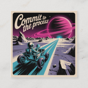 Commit To The Process Calling Card