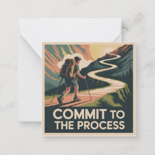 Commit To The Process Card