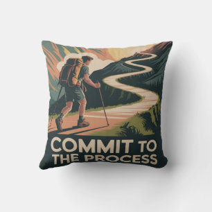 Commit To The Process Cushion