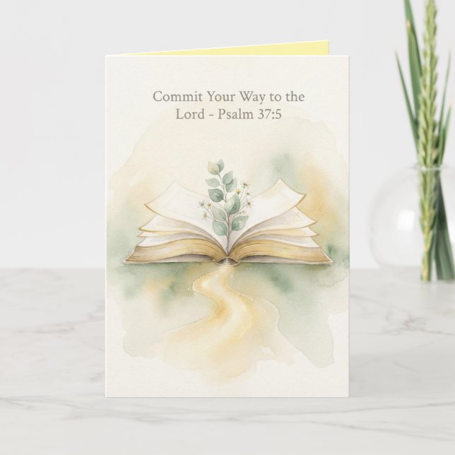 Commit Your Way Card (Front)