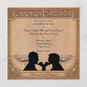 Commitment Ceremony Custom Invitations