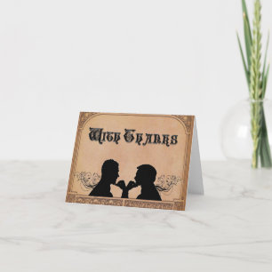 Commitment Ceremony Custom Thank-You Cards