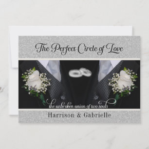 Commitment Ceremony Two Grooms Invitation