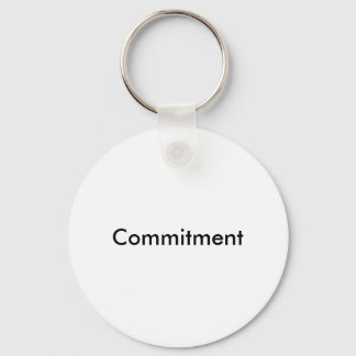 Commitment Keychain/Keyring Key Ring