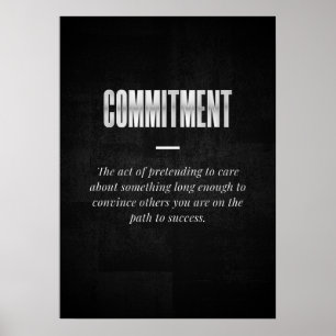 Commitment Poster