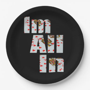 Committed: All In At Poker, Paper Plate
