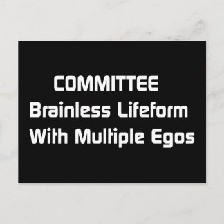 Committee Humour Postcard