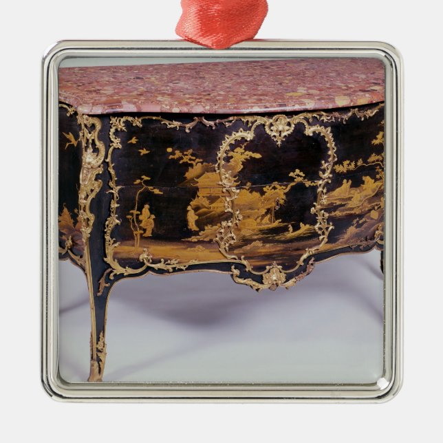 Commode, French, mid 18th century Metal Tree Decoration (Front)