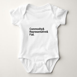 Commodity Representative Fiat Money Types Baby Bodysuit