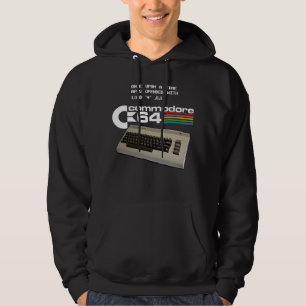 Commodore 64 C64 Logo Computer with Quote Load, 8, Hoodie