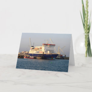 Commodore Clipper in St Peter Port Guernsey Holiday Card