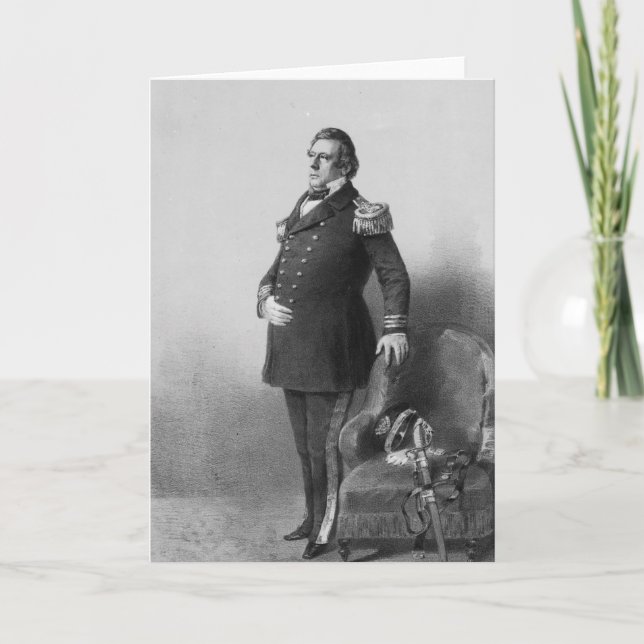 Commodore Matthew Calbraith Perry Card (Front)