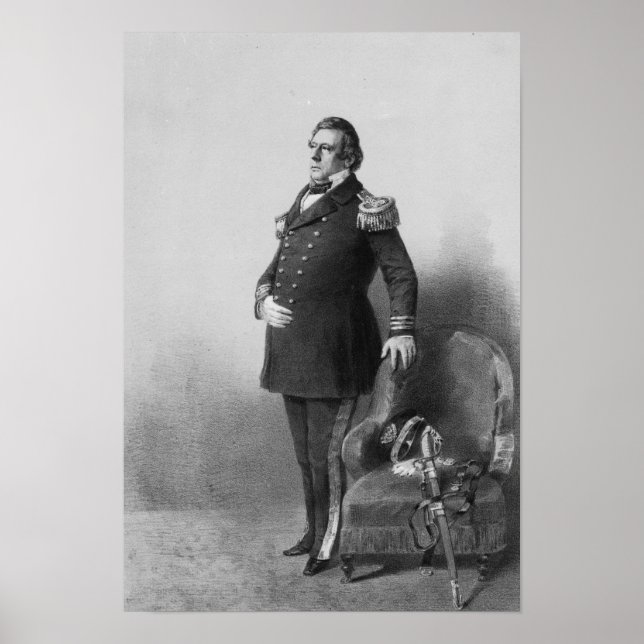 Commodore Matthew Calbraith Perry Poster (Front)