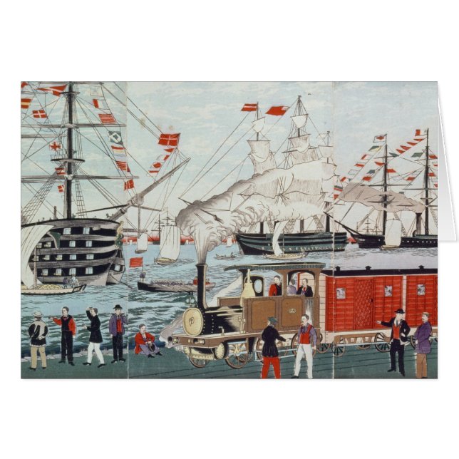 Commodore Perry's Gift of a Railway (Front Horizontal)