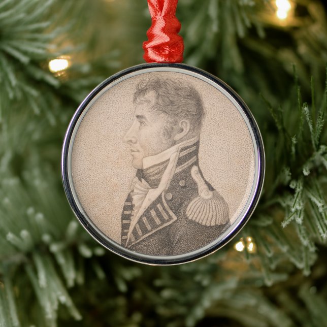 Commodore Stephen Decatur Metal Ornament (Tree)