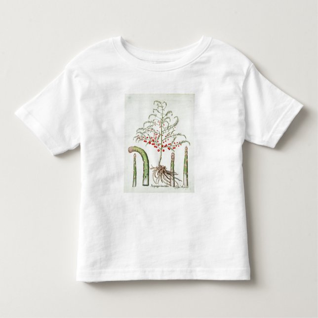 Common asparagus in flower and fruit, from the 'Ho Toddler T-Shirt (Front)
