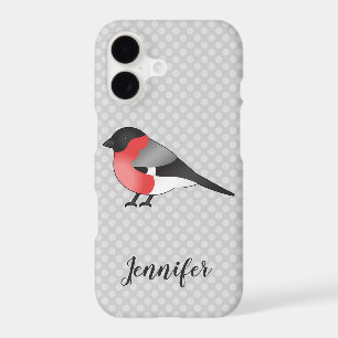 Common Bullfinch Red Bird With Custom Name