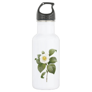 common camellia(Camellia japonica) by Redouté 532 Ml Water Bottle