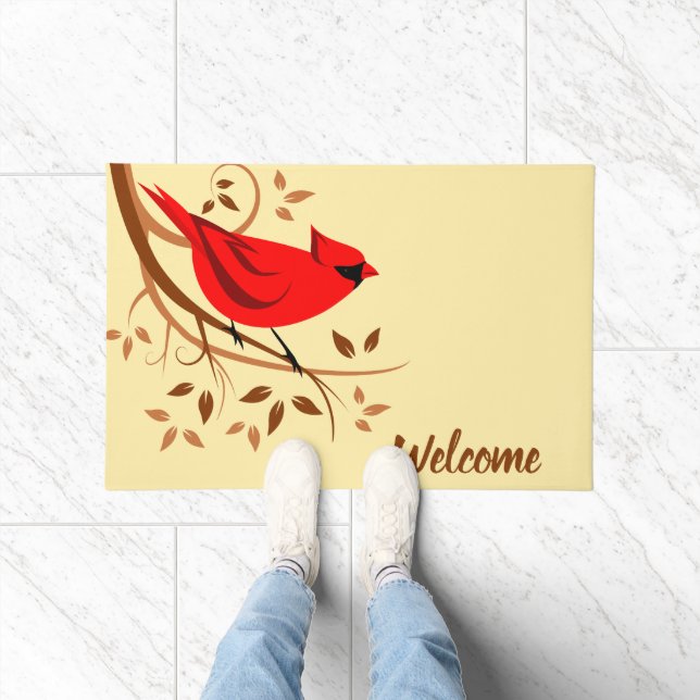 Common Cardinal Doormat (Indoor)