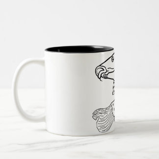 Common Carp Two-Tone Coffee Mug