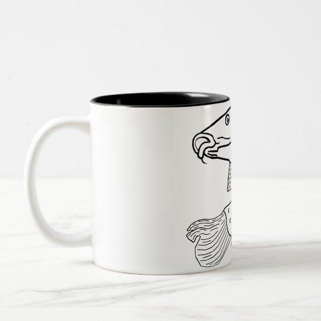 Common Carp Two-Tone Coffee Mug (Left)