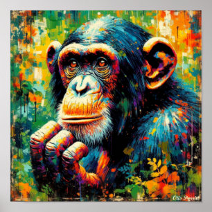COMMON CHIMPANZEE 2 POSTER