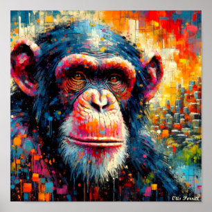 COMMON CHIMPANZEE 8 POSTER