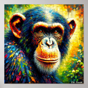 COMMON CHIMPANZEE POSTER