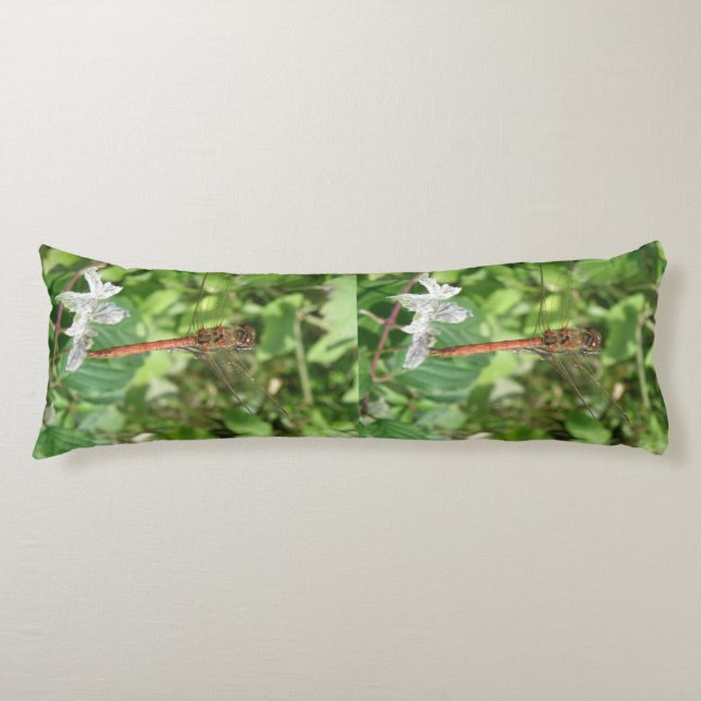 Common Darter Dragonfly Body Pillow (Front)