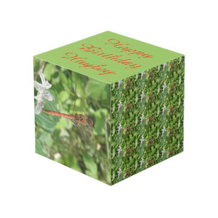 Common darter Dragonfly Personalised Cube