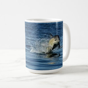 Common Dolphins Porpoising Coffee Mug