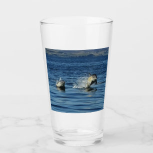 Common Dolphins Porpoising Glass