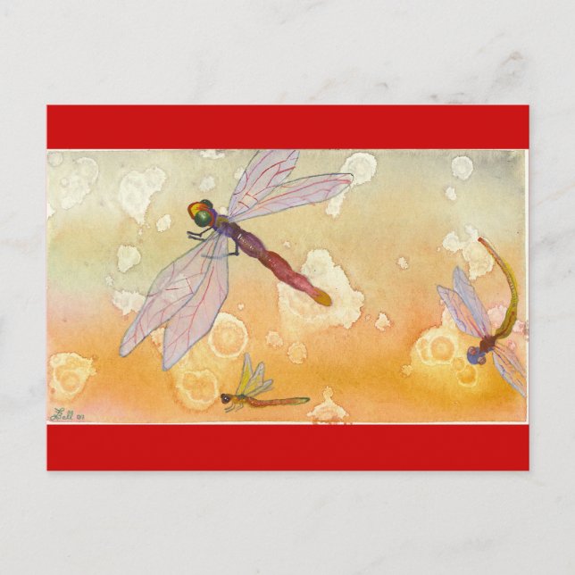 "Common Dragons" Postcard (Front)