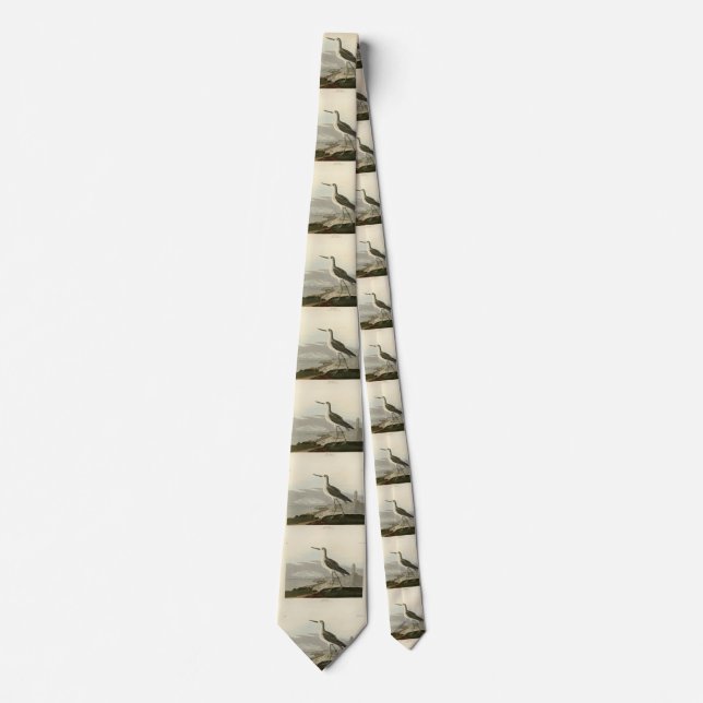 Common Greenshank - Audubon's Birds of America Tie (Front)