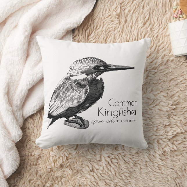 Common kingfisher cushion (Blanket)