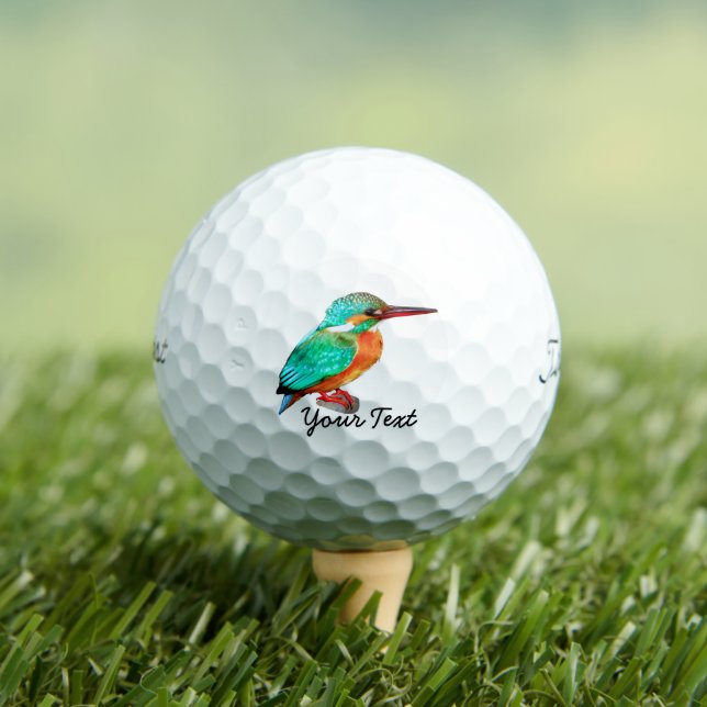 Common Kingfisher Golf Balls (Insitu Tee)